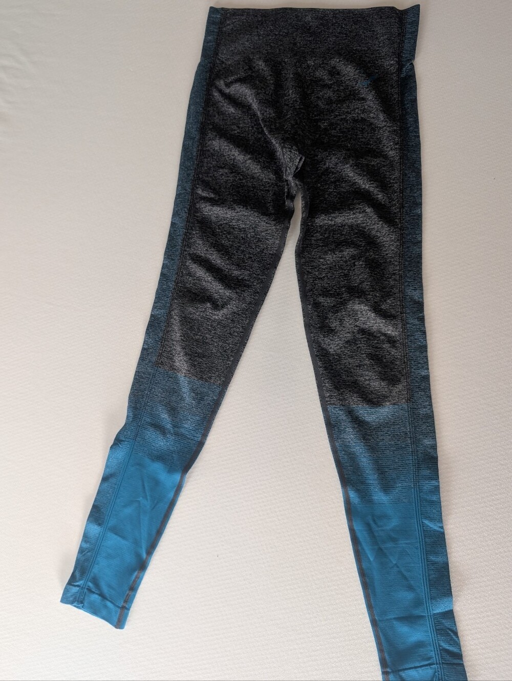 Gymshark Amplify Leggings Black Marl/Deep Teal Women's Sz S - Picture 5 of 12